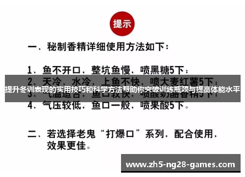 提升冬训表现的实用技巧和科学方法帮助你突破训练瓶颈与提高体能水平
